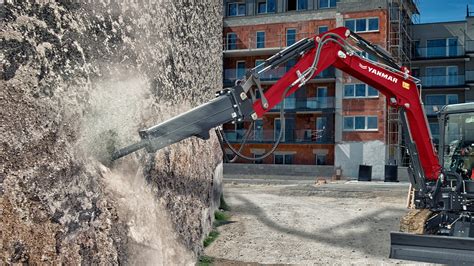 mini excavator chainsaw attachment|mini excavator with breaker attachment pictures.